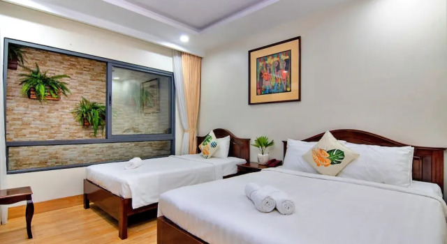 Трёхместный номер Deluxe с балконом Coral Hotel Phu Quoc