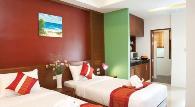 Двухместная студия с балконом Samui Honey Tara Villa Residence