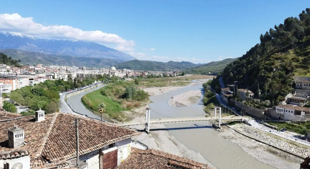 Двухместный номер Standard с видом на реку Guva Mangalem Boutique Hotel & Restaurant -Berat Old Town View