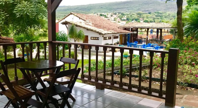 Номер Standard с балконом и с красивым видом из окна Pousada Casa da Geleia