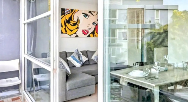 Номер Standard с 2 комнатами с балконом и с видом на бассейн Kris - Modern Spacious 2 Bedrooms Condo with Pool