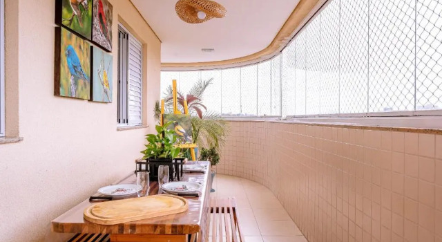 VARANDA GOURMET c churrasqueira-3 quartos- Wi-fi, Забронировать Отель Отели Бертиога с бассейном, рядом с Аквапарк SESC-Bertioga, Бассейн
