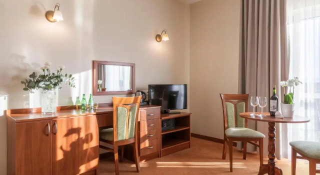 Номер Deluxe Bursztyn – Bernstein Kur- & Wellnesszentrum