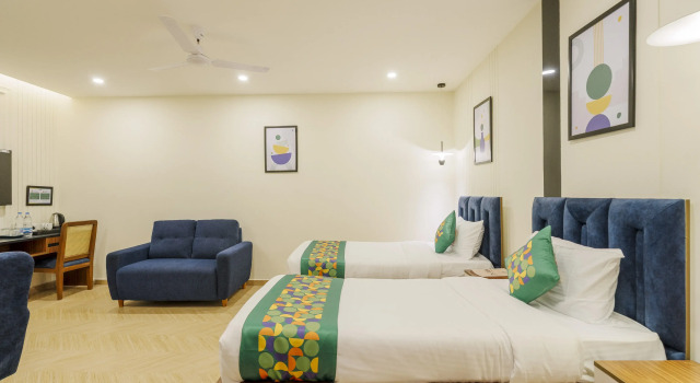 Deluxe huone Treebo Premium Aasma Courtyard