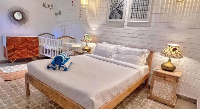2 BHK Villa Gardenia with Pool @ Assagao -Vagator, Rezervovat Vila Hotely v Mapusa s bazénem, Bazén