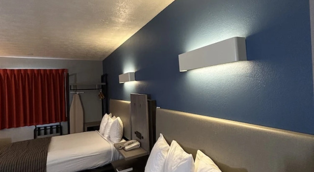 Standard- firedobbelt værelse Rodeway Inn Emporia