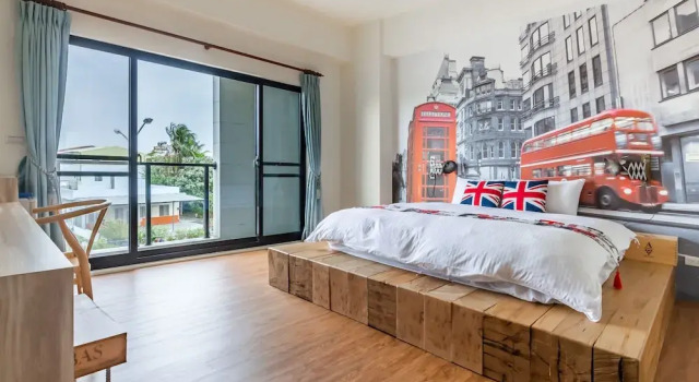 Номер Superior с балконом Tainan Rock nest view inn