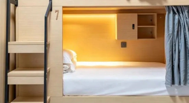 Кровать в общем номере (женский номер) Passerby hostel samui