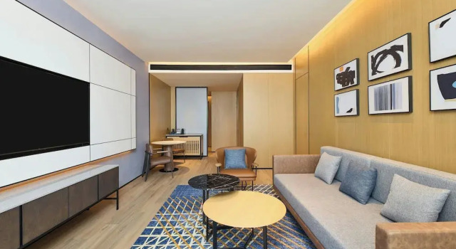 Люкс Executive c 1 комнатой с видом на город Four Points By Sheraton Qingdao, Chengyang East
