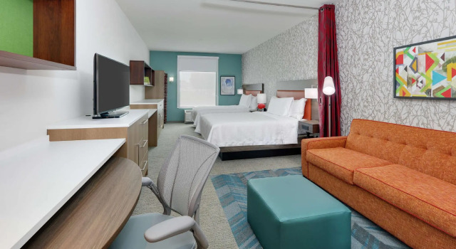 Четырёхместная студия Home2 Suites By Hilton Hagerstown