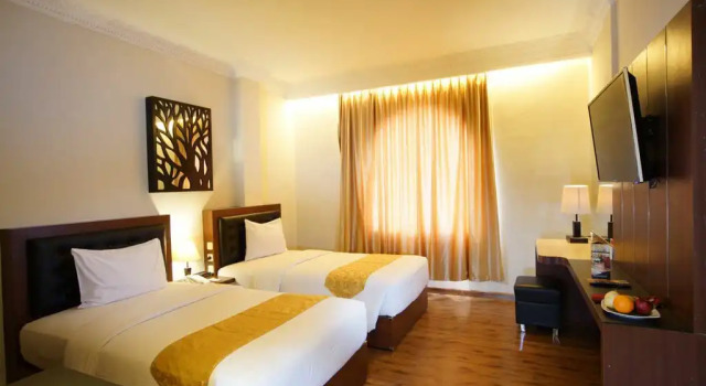 Двухместный номер Deluxe с красивым видом из окна dSalvatore Boutique Hotel Yogyakarta