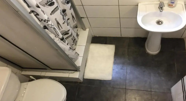 Bett im Wohnheim Hostal Po