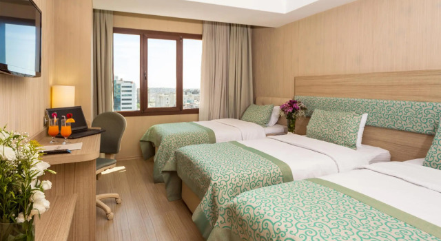 Трёхместный номер Deluxe Hotel Golden Way Giyimkent