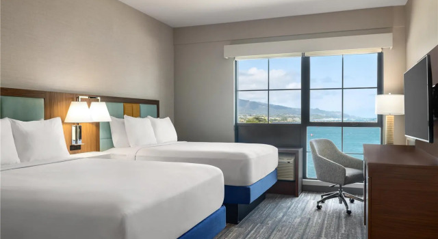 Номер Standard с видом на океан Hampton Inn & Suites Maui North Shore