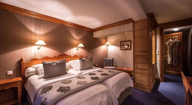 Двухместный номер Standard с балконом и с видом на горы Hôtel Christiania