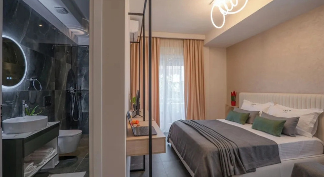 Двухместный номер Deluxe с видом на море Villa Green Garden