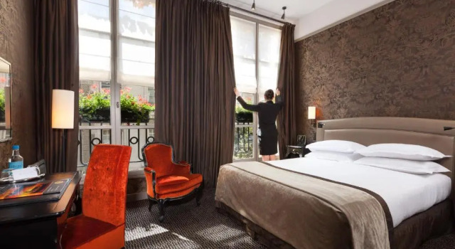 Двухместный номер Deluxe Le Pavillon de la Reine & Spa, Place des Vosges