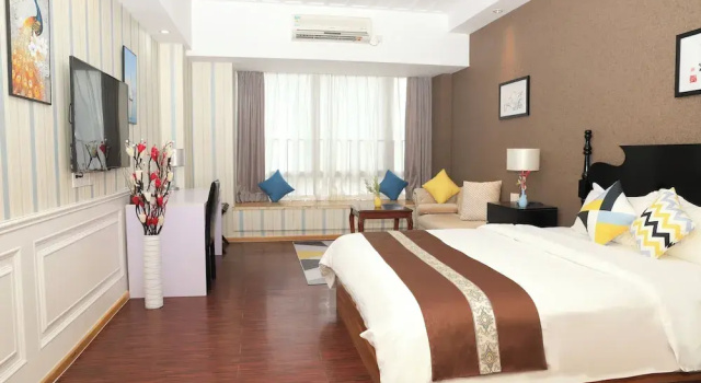 Двухместный номер Basic с видом на город Jiayuan Executive ApartHotel Guangzhou Wuyangcun Metro Station Zhujiang New Town Branch