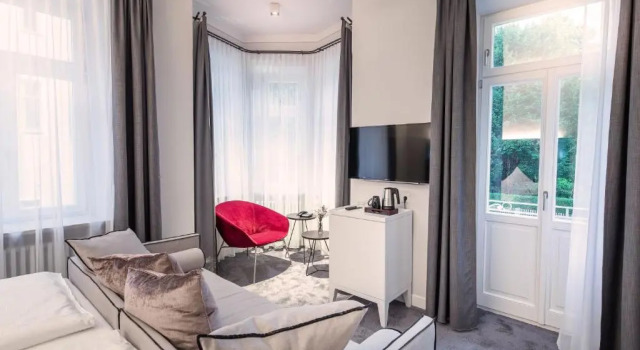 Двухместный номер Superior с балконом и с видом на горы Villa Rein Boutiquehotel