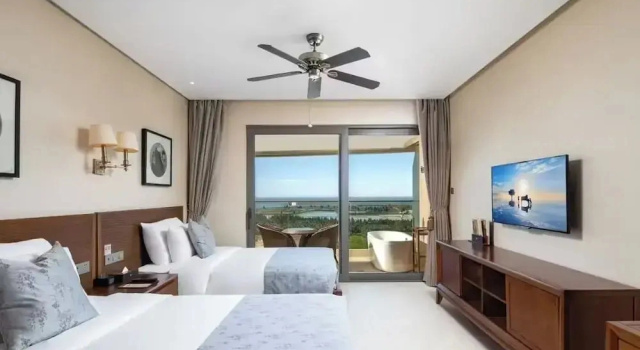 Qionghai Bozha Baiyuewan Zhenru Hotel, Rezervasyon Otel Hainan otoparklı oteller, Otopark