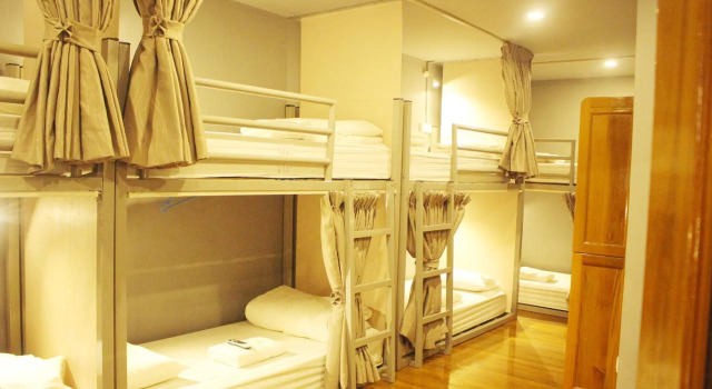 Кровать в общем номере Hostel H Way