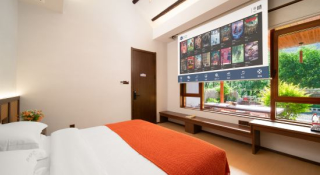 Люкс с 2 комнатами с видом на внутренний двор Junlin·Yuehong Resort Homestay (Tingxi Qinglongtan Scenic Area Branch)