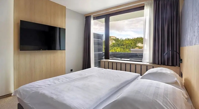 Двухместный номер с видом на озеро Hotel Kompas