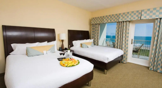 Четырёхместный номер Standard с частичным видом Hilton Garden Inn South Padre Island Beachfront