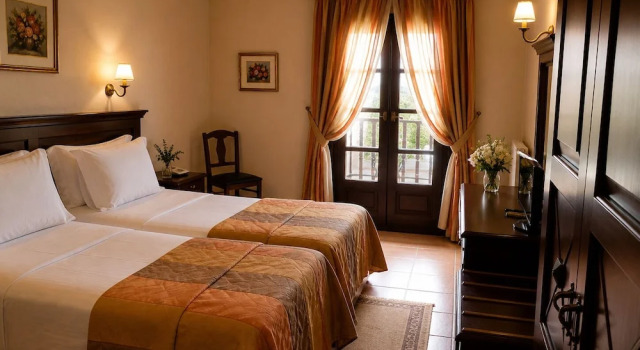 Двухместный номер Standard с балконом Hotel Doupiani House