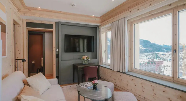 Suite Piz Nair Kulm Hotel St. Moritz