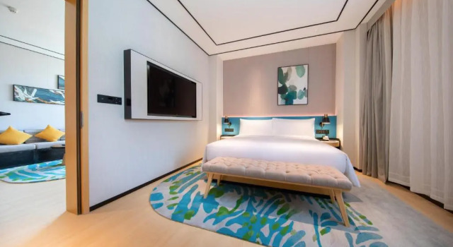Двухместный люкс c 1 комнатой Hilton Garden Inn Shenzhen Nanshan Avenue