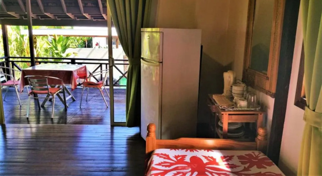TAHITI - Bungalow Tiamao Auti, Забронировать Отель Отели Таити с парковкой, Парковка