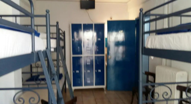 Кровать в общем номере Sparta Team Hotel