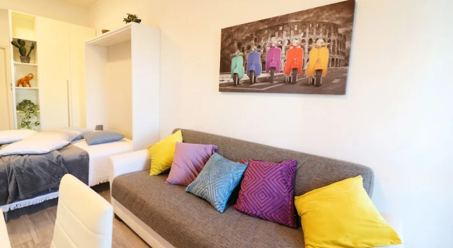 Коттедж c 1 комнатой с видом на город Holiday House casa Vacanze Alba A Otranto with balcony and air conditioning