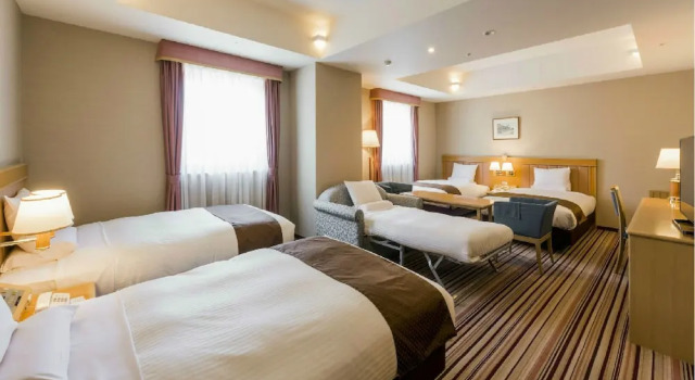 Четырёхместный номер Standard HOTEL MYSTAYS Sapporo Aspen