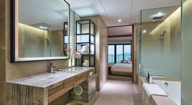 Двухместный номер Deluxe с видом на океан Crowne Plaza Ningbo Xiangshan Sea View by IHG