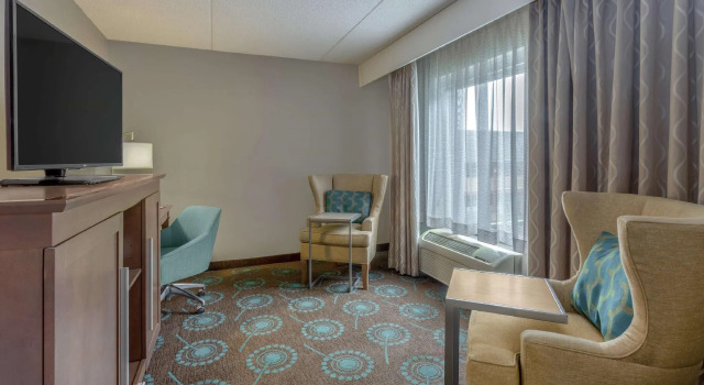 1 soveværelse i dobbelt suite Hampton Inn Bloomington
