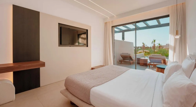 Люкс Executive с балконом и с видом на сад Muse of Mykonos