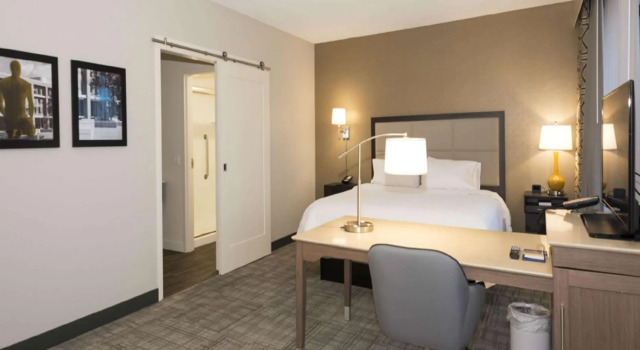Двухместный люкс Hampton Inn and Suites Minneapolis University Area, MN