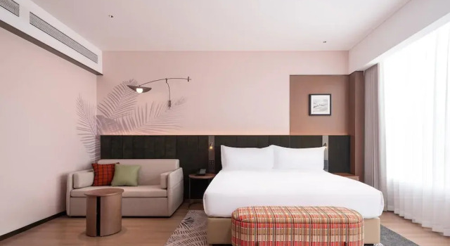Номер Deluxe Hilton Garden Inn Xinyang East Railway Station