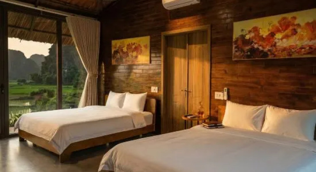 Бунгало Deluxe с видом на сад Cendana Trang An Retreat