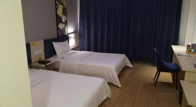 Двухместный номер Business 7Days Inn Dezhou Qihe Coach College