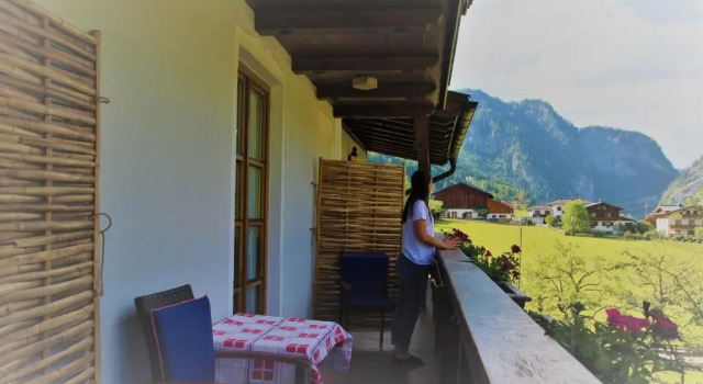 Двухместный номер Standard с балконом Bauernhofhotel "die Unterbergerin" - Zimmer mit Frühstück und Ferienwohnungen in Gastein mit GRATIS Thermeneintritt