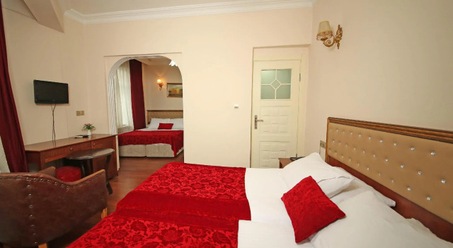Трёхместный номер с видом на море Asitane Life Hotel