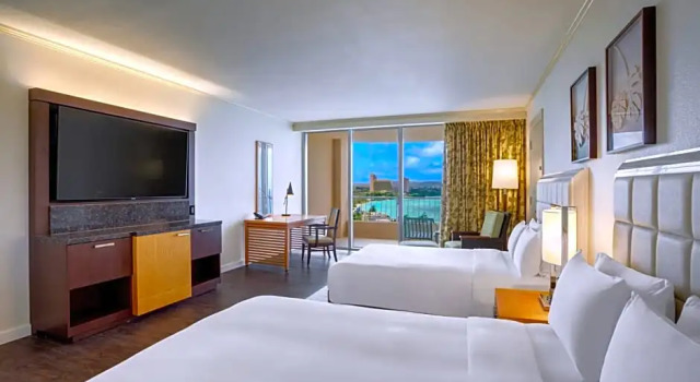 Deluxe Double Family room oceanfront Hyatt Regency Guam