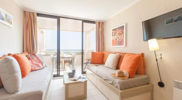 Апартаменты c 1 комнатой с балконом и с видом на море Résidence Pierre & Vacances L’Anse De Pramousquier
