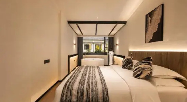 Семейный люкс с 2 комнатами Floral Lux Hotel·Yixing Yuyang Huaiyu Homestay