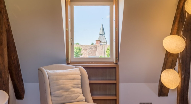 Четырёхместный номер Standard с видом на сад Chambres dhôtes - Domaine Le Coq Enchanté