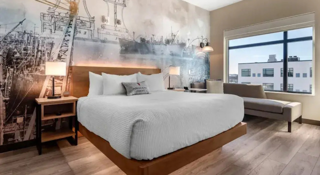 Двухместный номер Standard с видом на внутренний двор Cambria Hotel Portland Downtown Old Port