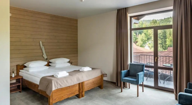 Двухместный номер Standard с балконом Osonnya Karpaty RESORT MEDICAL & SPA